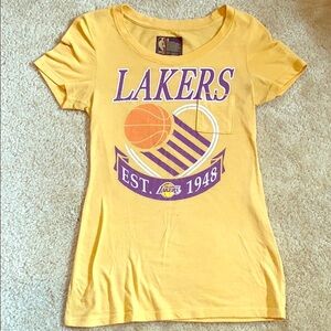 Distressed Lakers tee